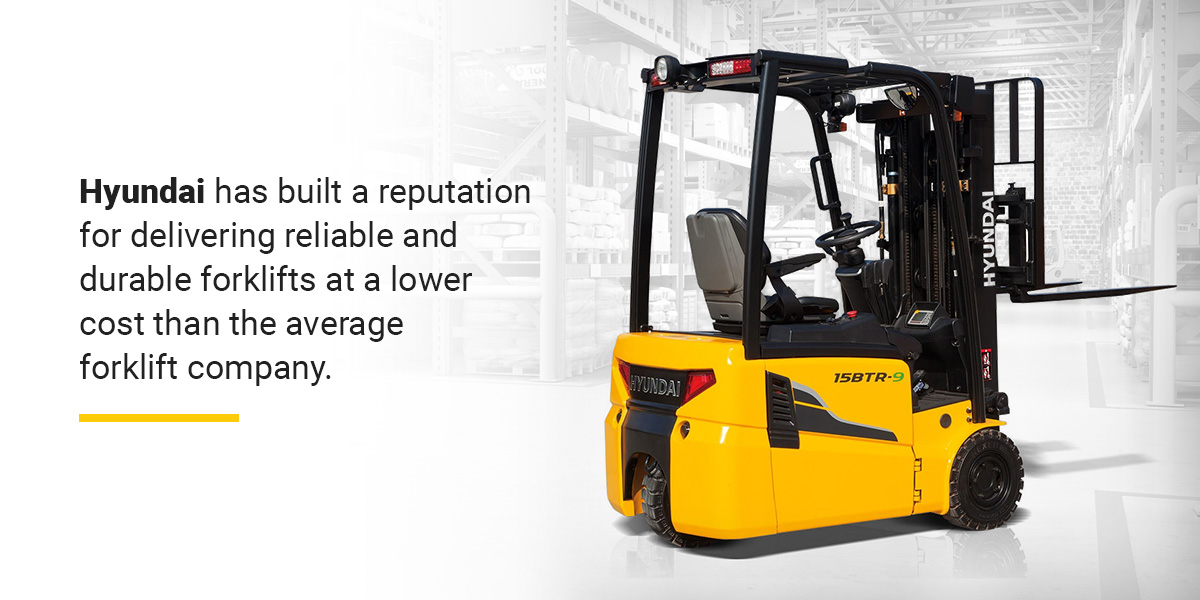 Hyundai Forklifts in Comparison to Top Forklift Brands