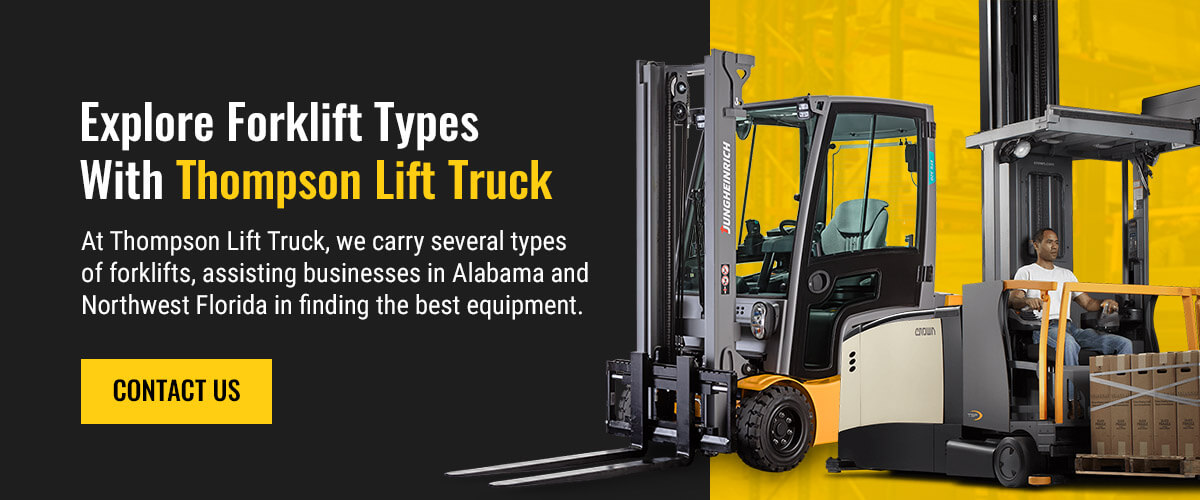 Explore Forklift Types With Thompson Lift Truck