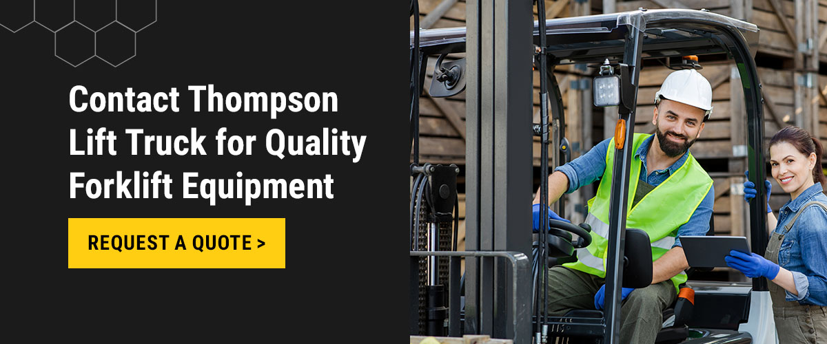 Get Quality Equipment from Thompson Lift Truck