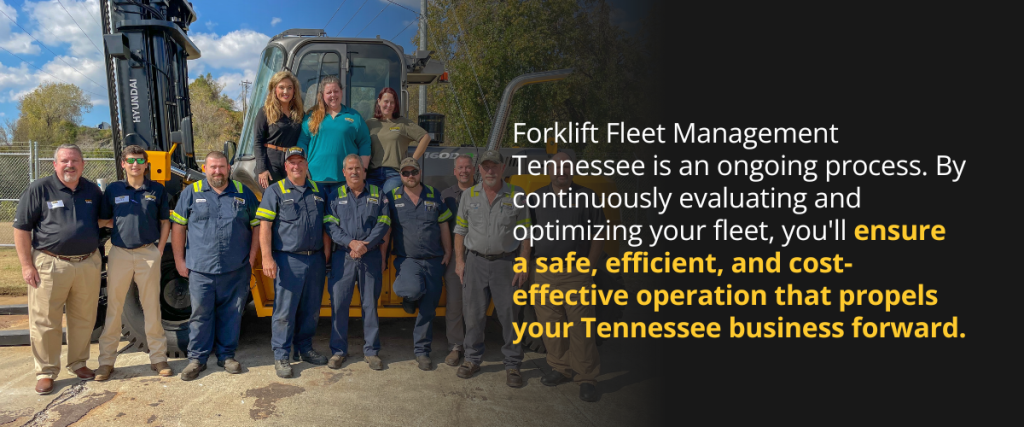 Effective Forklift Fleet Management Strategies for Tennessee