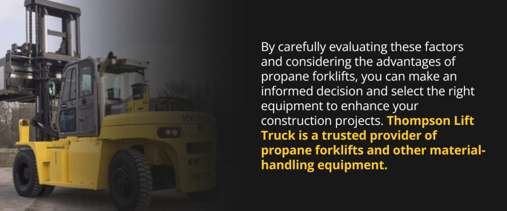 Propane Forklifts: A Powerful and Efficient Choice for Construction Projects