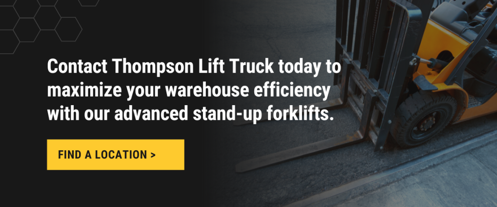 Maximizing Your Warehouse Efficiency with Stand-Up Forklifts