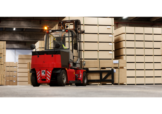 Kalmar Forklift in warehouse | Thompson Lift Truck