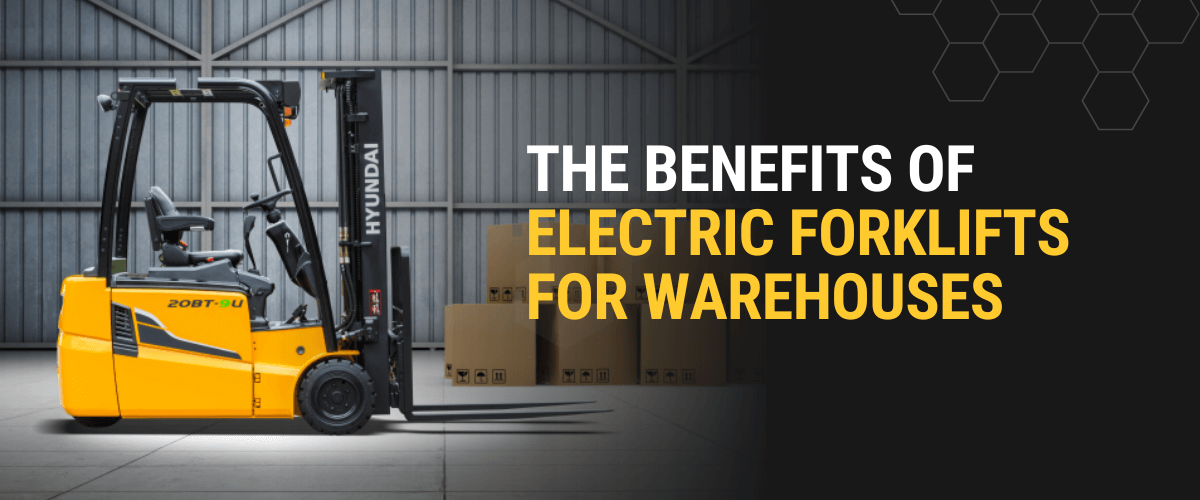 The Benefits of   Electric Forklifts for Warehouses with Thompson Lift Truck