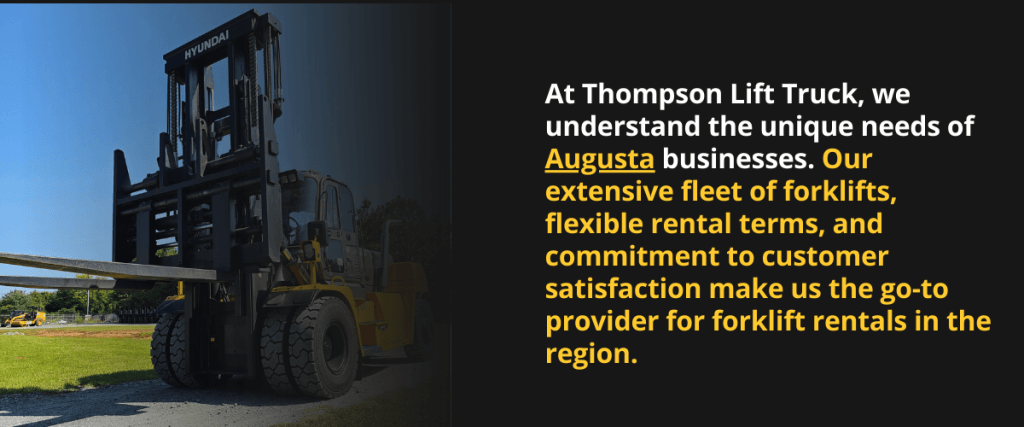 forklift rental services Augusta Georgia in Augusta - Thompson Lift Truck