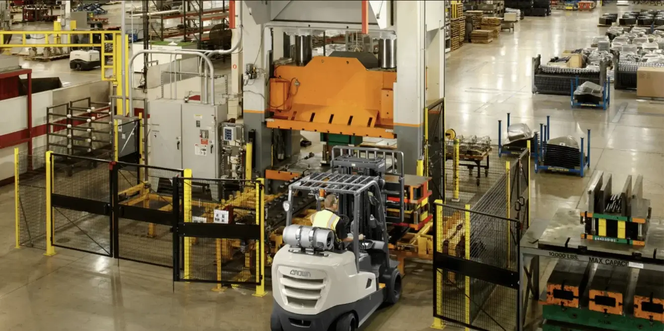 Used Material Handling Equipment from Thompson Lift Truck Crown Forklift in Warehouse | Thompson Lift Truck