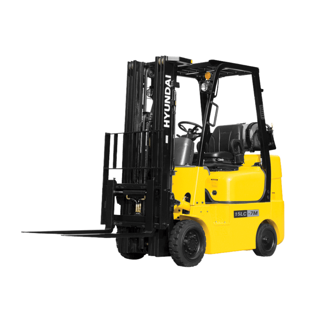 right side view of Thompson Lift Truck new Hyundai 15LC-7M forklift for sale